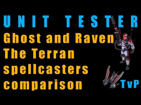 Ghost and Raven - The Terran spellcasters comparison vs Protoss Stalkers