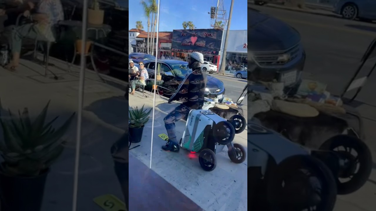 ROBOT SURVIVAL: Can Food Delivery Robots Survive Los Angeles? #automation #ai #robotics #funny