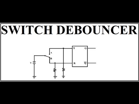 Switch Debouncer : Application of SR Latch