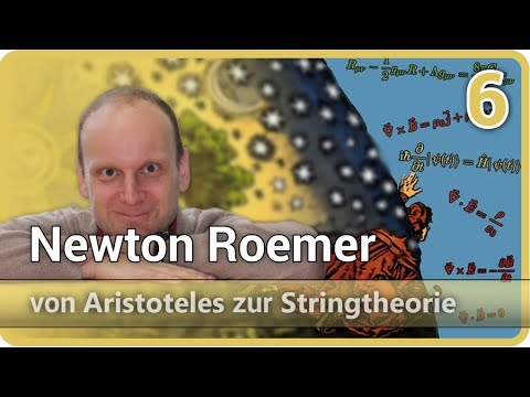 Newton Roemer • Area theorem, speed of light • Aristotle's string theory (6) | Josef M. Gaßner