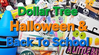New At Dollar Tree | Halloween & Back To School Haul