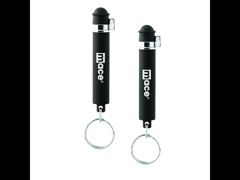 MACE Mini Key Guard Black HOT PEPPER SPRAYS - Lot of 2 as Shown