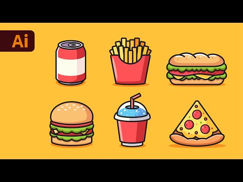 Adobe Illustrator Tutorial Create a Vector Pizza from Sketch HD