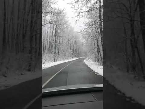 Romanian beautiful  scenary winter( peisaj de iarna Argetoaia)