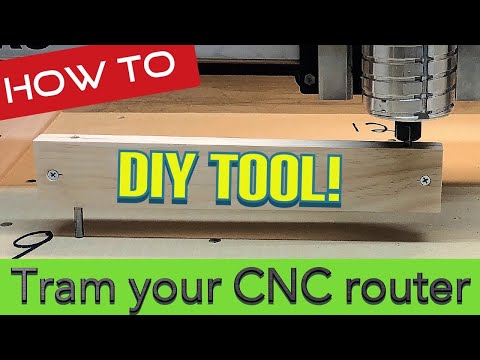 How To Tram Your CNC Router without expensive tools Shapeoko
