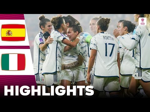 Spain vs Italy | What a Game | Highlights | UEFA Women's Nations League 01-12-2023