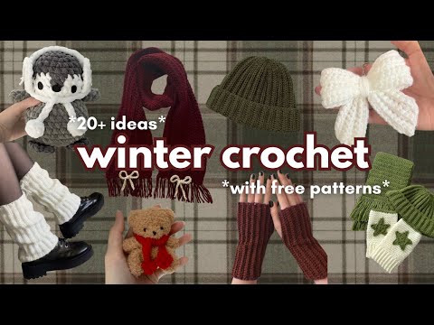 easy Winter Crochet ideas you HAVE to make!! (+ FREE Patterns)