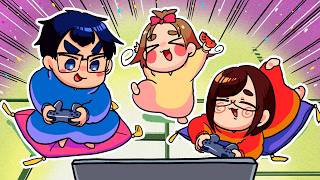家族で旅行中「宿でダラダラゲームする」最高の休日を過ごしました…【リズム天国ミラクルスターズ/めっちゃカメレオン】