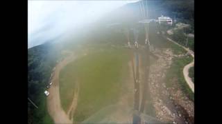 preview picture of video 'Paragliding Choburi Mountain near Yongin including a crash at takeoff'