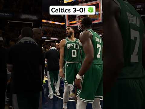 The Boston Celtics take a COMMANDING 3-0 lead in the series vs the Pacers! #Shorts