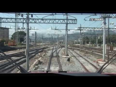 TG HS 05 FS Cab Ride Firenze to Rome over high-speed line