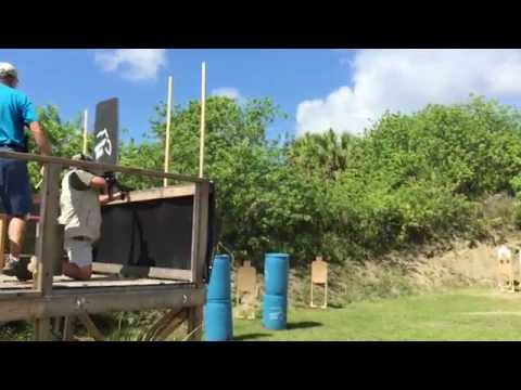 Dan Gonzales shooting two gun #1