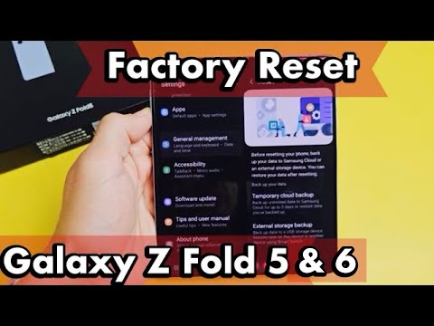 Galaxy Z Fold 5 & 6: How to Factory Reset for Clean Slate or Resell