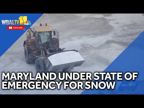 Maryland under State of Emergency for winter storm