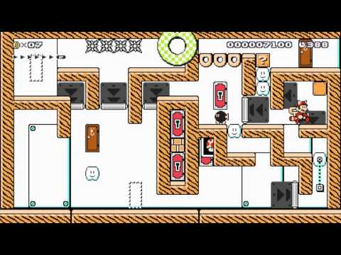 [Super Mario Maker Puzzle] One Screen Puzzle #21 by Smash boss