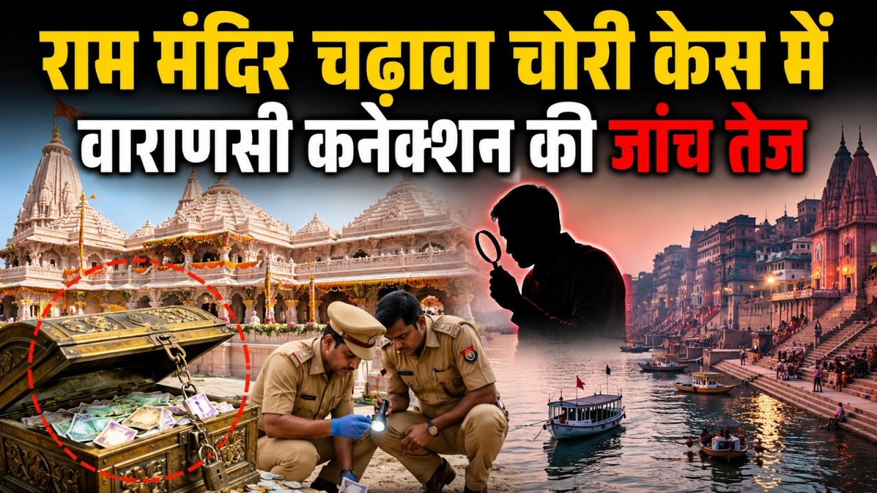 राम मंदिर चढ़ावा चोरी केस में वाराणसी कनेक्शन की जांच तेज