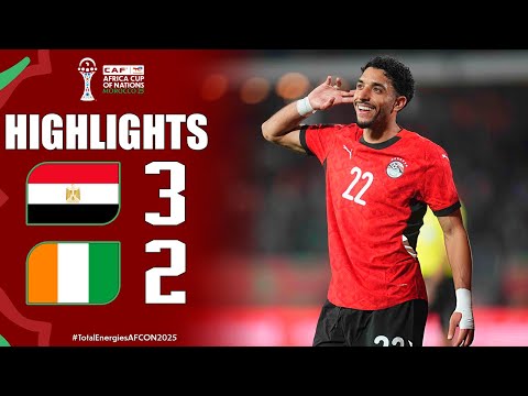 Omar Marmoush Goal | Egypt vs Ivory Coast 3-2 Highlights | AFCON 2025 - #TotalEnergiesAFCON2025