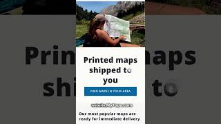 Topo Map Packs for emergency preparedness, bug out bags, order from MyTopo.com #usgs #bugoutbag