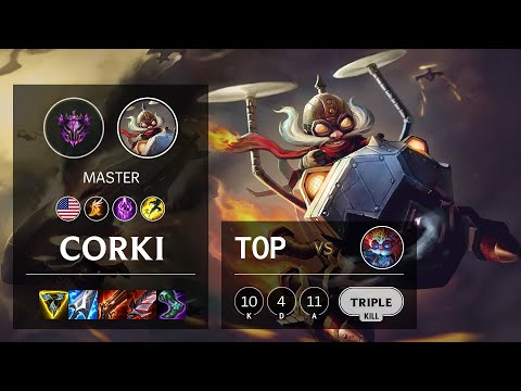 Corki Top vs Heimerdinger - NA Master Patch 11.16