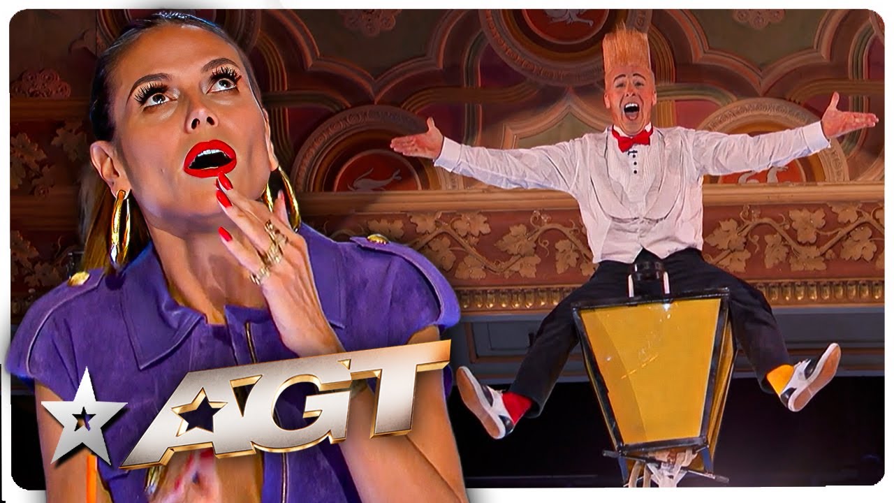 Death-Defying Clown Has The Judges On The Edge of Their Seats on America's Got Talent!