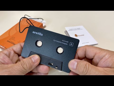 Arsvita Car Audio Cassette to Aux Adapter, 3 5 MM Auxillary Cable Tape Adapter