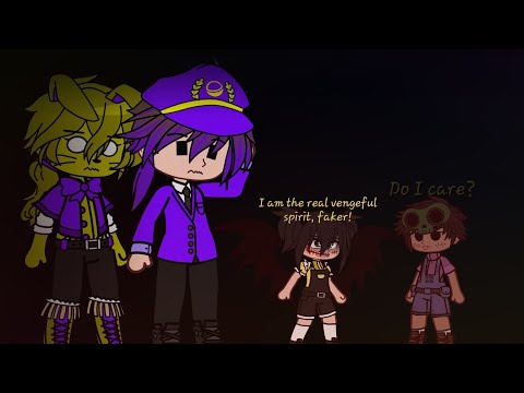 Stereotype William, Cassidy and Glitchtrap react to Andrew is the vengeful spirit | Gacha x FNAF