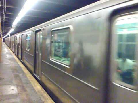 R62 (3) train #1331 howler leaving kingston ave