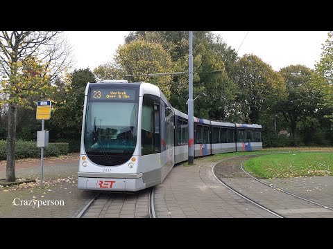 Herfst Cabinerit RET Tram 23 Beverwaard - Rotterdam Centraal