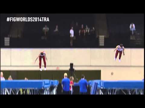 Gluckstein/Shostak - Optional - 2014 World T&T Championships - Qualifications