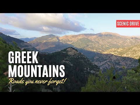 Driving in Greece | Diakopto to Kalavryta | Most Beautiful Route in the Peloponnese