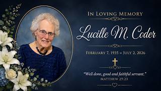 Lucille Coder Funeral Slide Show