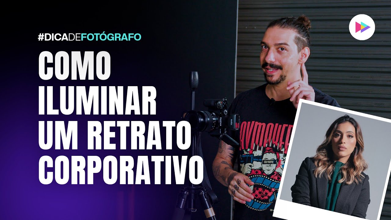 O segredo da iluminação para retratos corporativos