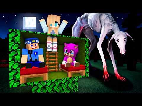 KORKUNÇ DEXTER KÖPEĞİNDEN AĞAÇ EVDE SAKLANDIK! 😱 -Minecraft