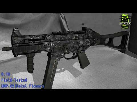 UMP-45 | Metal Flowers - Wear and Float