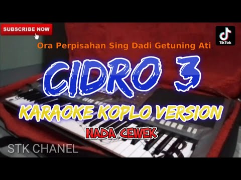 CIDRO 3 (NADA CEWEK) KARAOKE DANGDUT KOPLO STK CHANEL