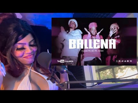 (GRINGA REACT) VULGO FK - BALLENA (FT. MC PH E VEIGH) #eua #react 🇺🇸