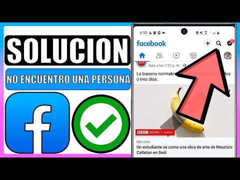 Porque al buscar una persona en facebook no aparece