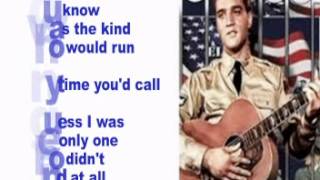 Elvis Presley-Doin&#39; The Best I Can-Cover With Lyrics