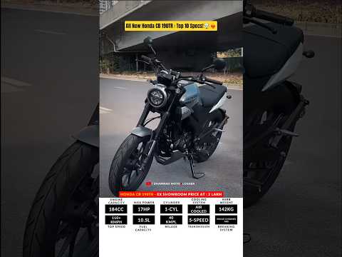 Thumbnail for All New Honda CB 190TR : Top 10 Specs! | First Look & Price! by Honda CB series