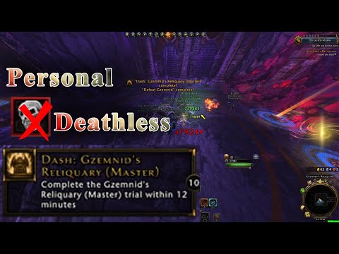 PERSONAL DEATHLESS [] DASH Speedrun achievement [] Gzemnid's Reliquary Master []  GF-Tank
