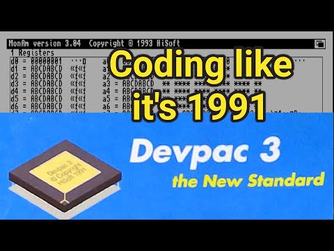 Looking back at Devpac 3 - Amiga Assembler, Linker & Debugger