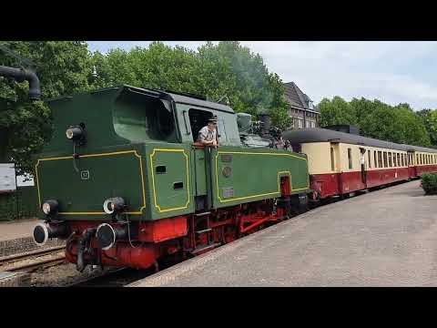 Abfahrt in Simpelveld  (ZLSM) mit Lok No 57  "Bonne" Tender voran  :-)  