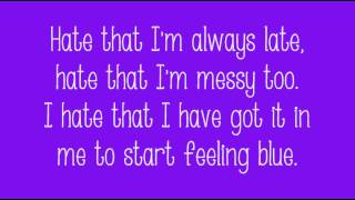 Nicola Roberts - &#39;I&#39; Lyrics on Screen HD