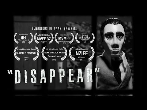 DISAPPEAR - Award winning stopmotion film, 4K
