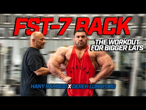 FST-7 Back |  Get Big Lats with  Derek Lunsford X Hany Rambod