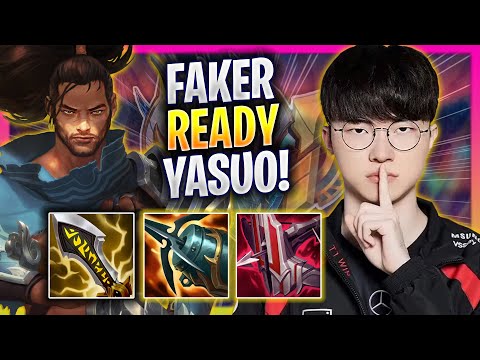 FAKER IS READY TO PLAY YASUO! - T1 Faker Plays Yasuo MID vs Tristana! | Season 2024