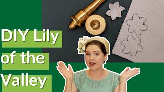 How to use Lily of the Valley flower making tool | Millinery Studio Livestream Highlights