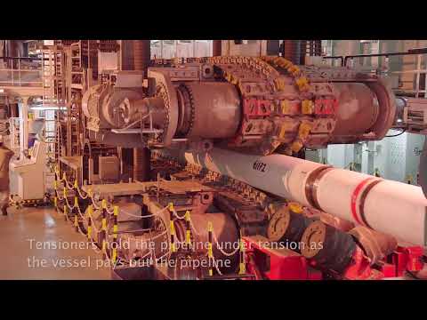 Laying Pipe at Sea is Surprisingly Calm