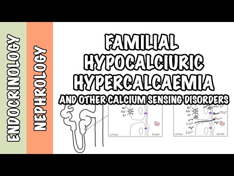 Hypercalcémie hypocalciurique familiale + autres troubles de la détection du calcium - physiopathologie, traitement