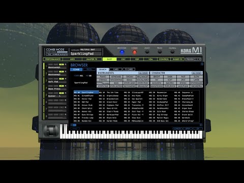Make ambient pads with the Korg M1